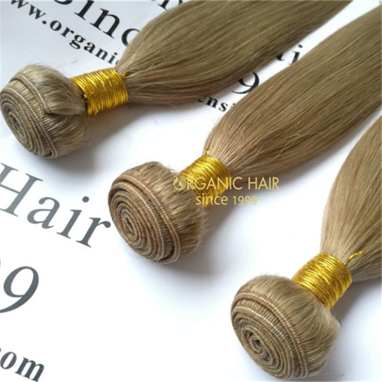 Cheap human hair weave custom color X55